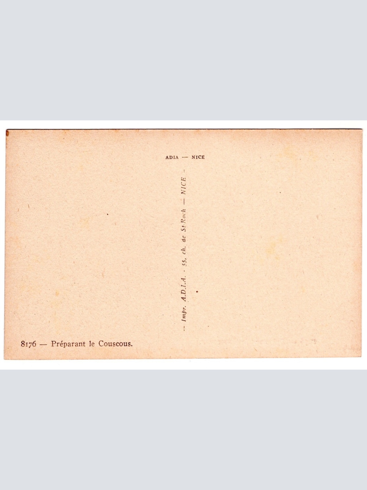 AK, Preparant le Couscous, Ansichtskarte (S6617)