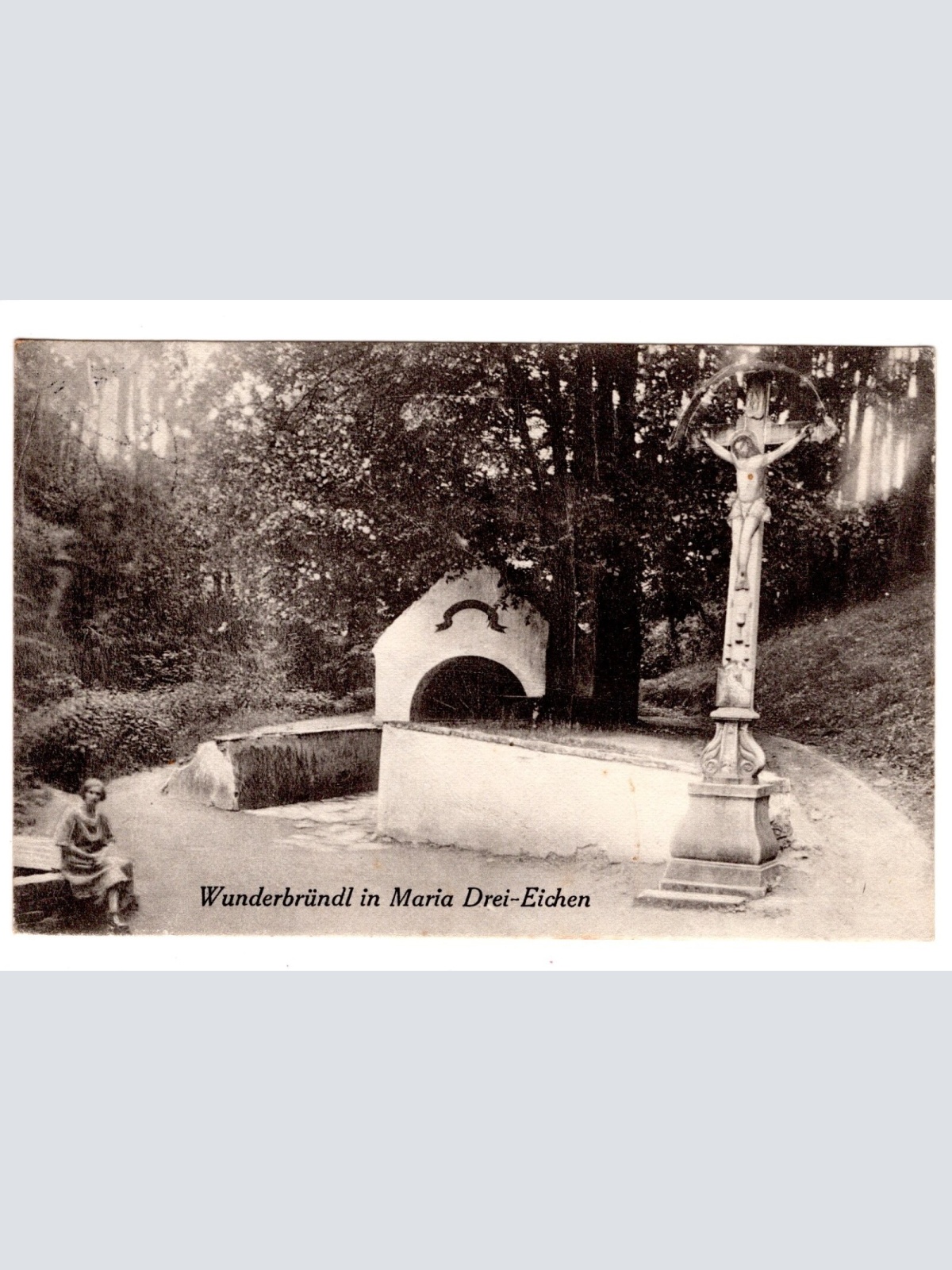 AK, Maria Drei Eichen, Niederösterreich, Ansichtskarte (S6637)