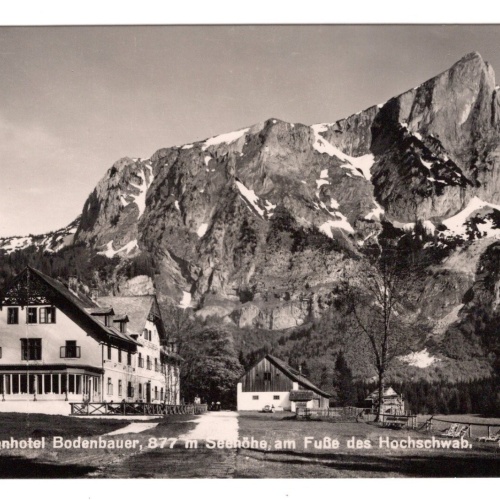 AK, Alpenhotel Bodenbauer, St. Ilgen, Steiermark, Ansichtskarte (S6699)