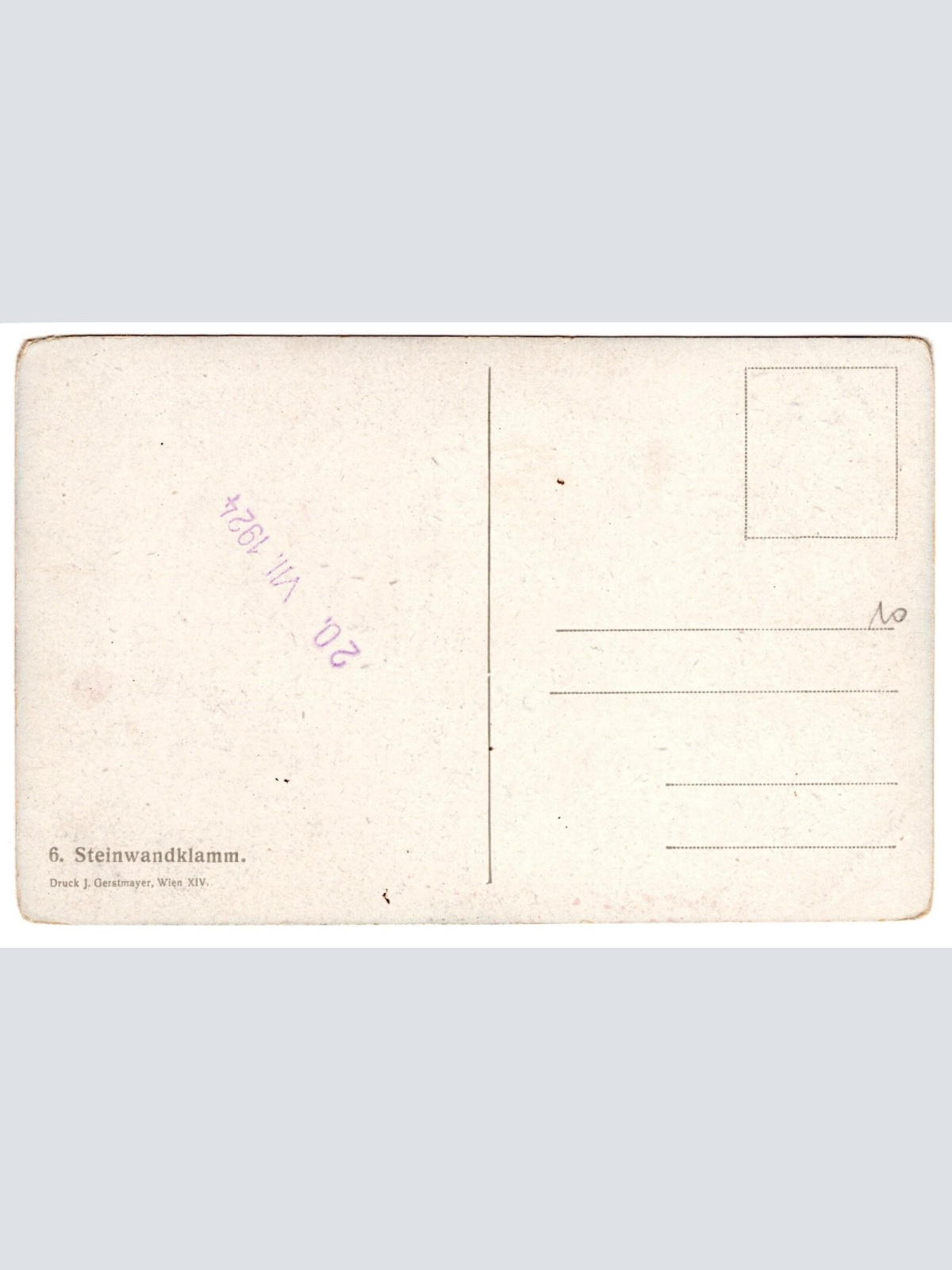 AK, Steinwandklamm, Niederösterreich, Ansichtskarte (S6710)