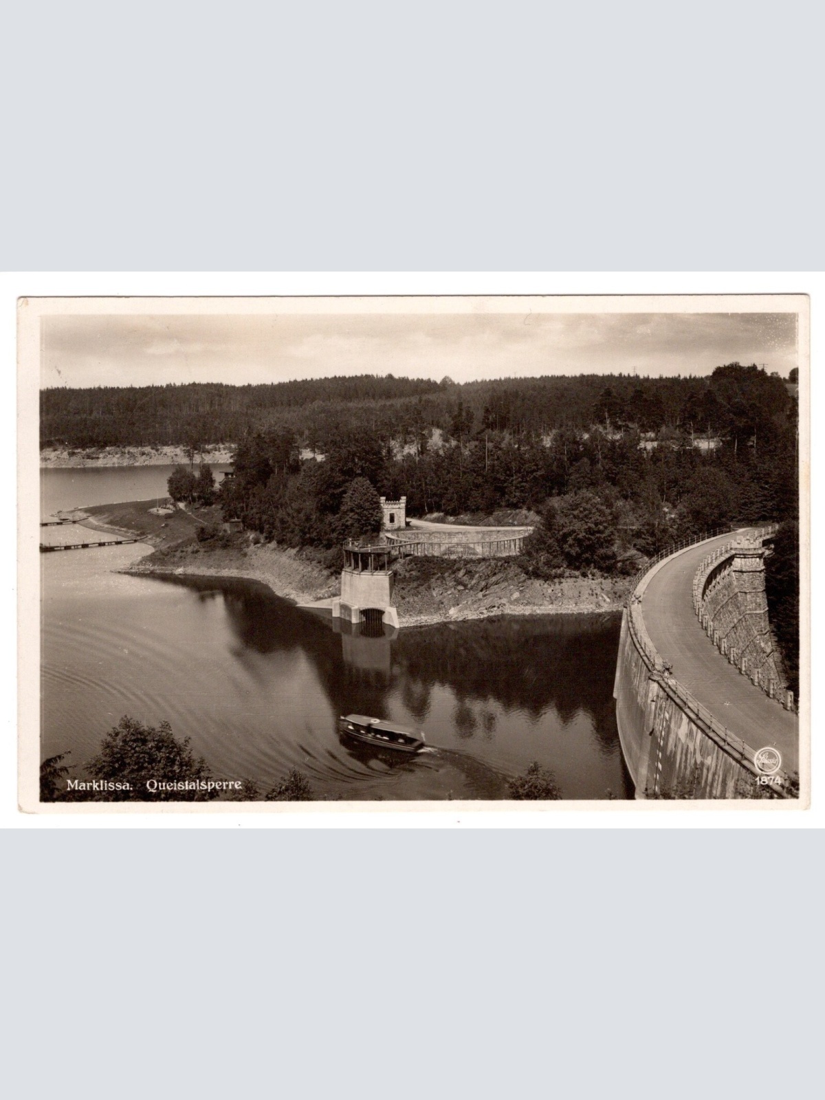 AK, Marklissa, Queistalsperre, Polen, Ansichtskarte (S6723)