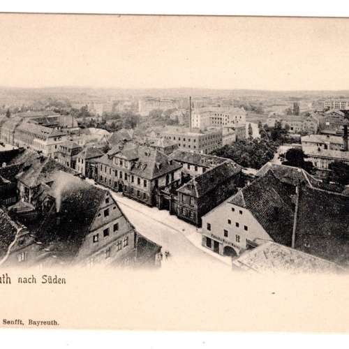 AK, Bayreuth nach Süden, Bayern, Ansichtskarte (S6747)