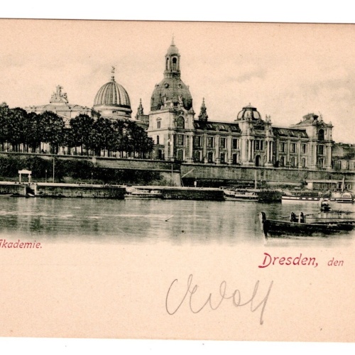 AK, Dresden, Akademie, Sachsen, Ansichtskarte (S6752)