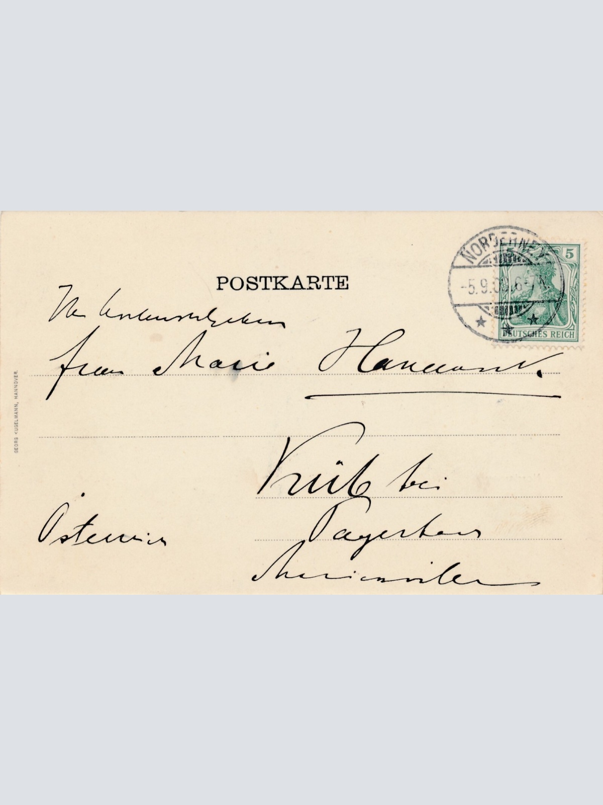 AK aus Norderney mit Segelbot Niedersachsen Ansichtskarte (14383)