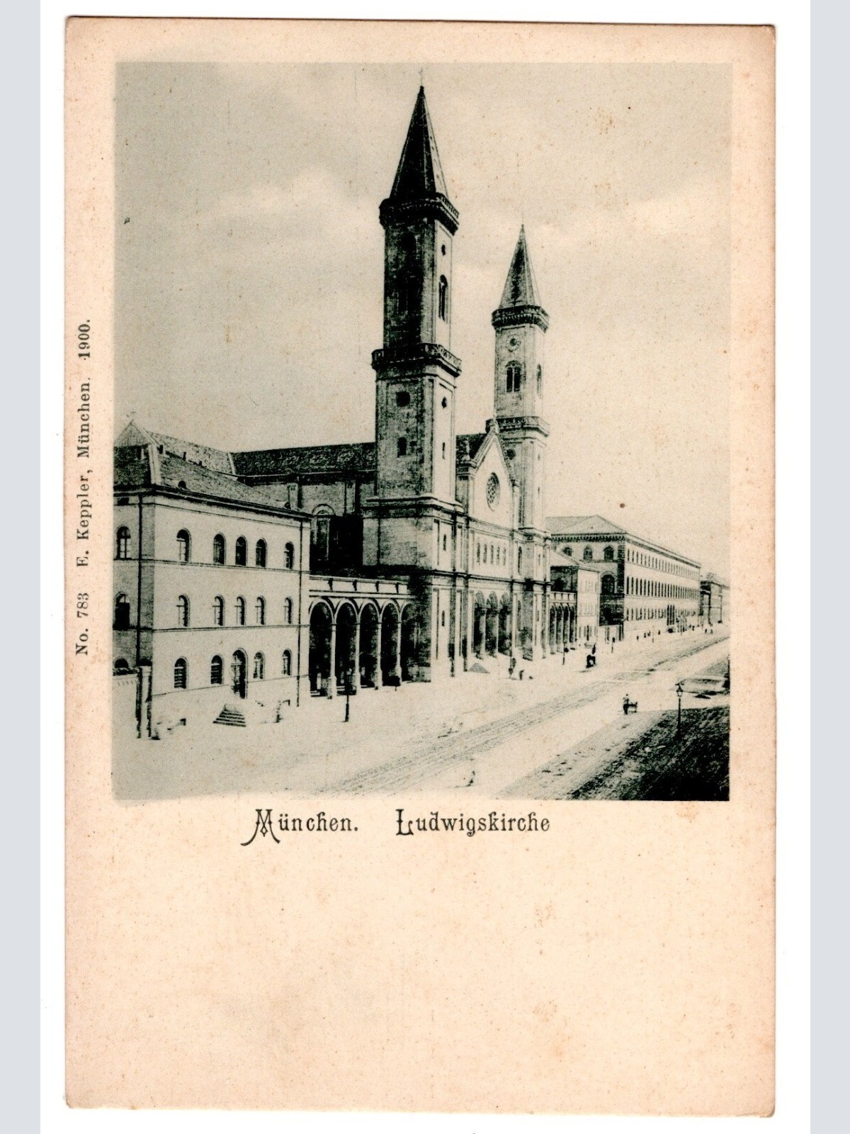 AK, München, Ludwigskirche, Bayern, Ansichtskarte (S6784)