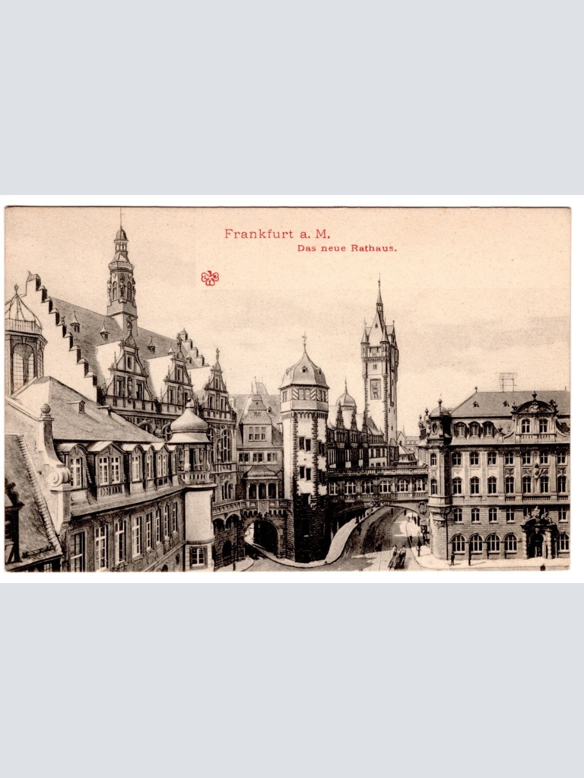 AK, Frankfurt am Main, neue Rathaus, Hessen, Ansichtskarte (S6806)