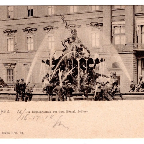 AK, Berlin, Der Begasbrunnen vor dem Kgl. Schloss, Ansichtskarte (S6818)