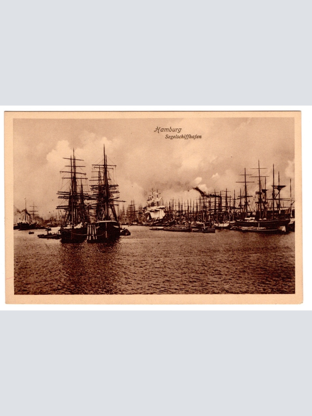 AK, Hamburg, Segelschiffhafen, Ansichtskarte (S6837)