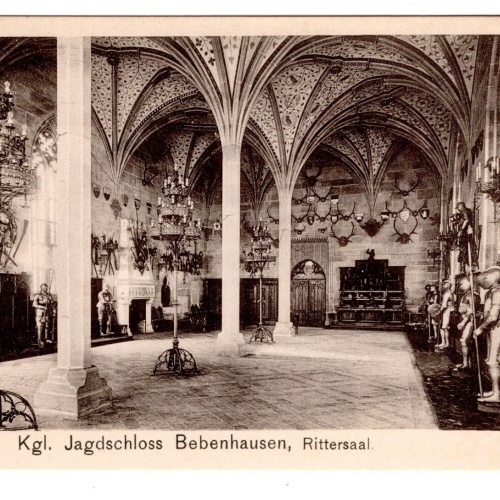 AK, Kgl. Jagdschloss Bebenhausen, Ansichtskarte (S6850)