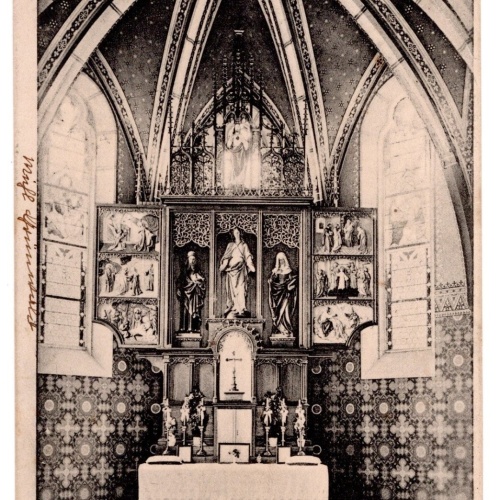 AK, Altar der Bründlkapelle, Ansichtskarte (S6851)