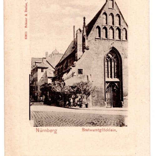 AK, Nürnberg, Bratwurstglöcklein, Bayern, Ansichtskarte (S6858)
