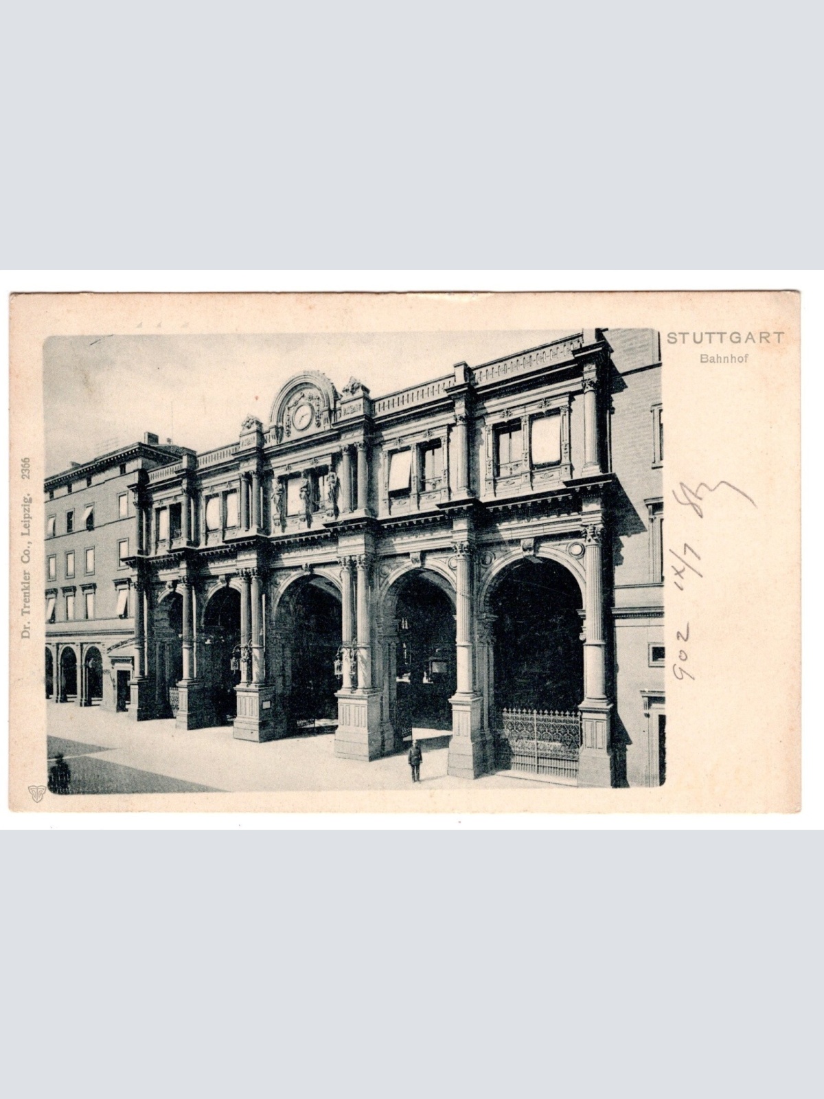 AK, Stuttgart Bahnhof, Baden-Württemberg, Ansichtskarte (S6859)