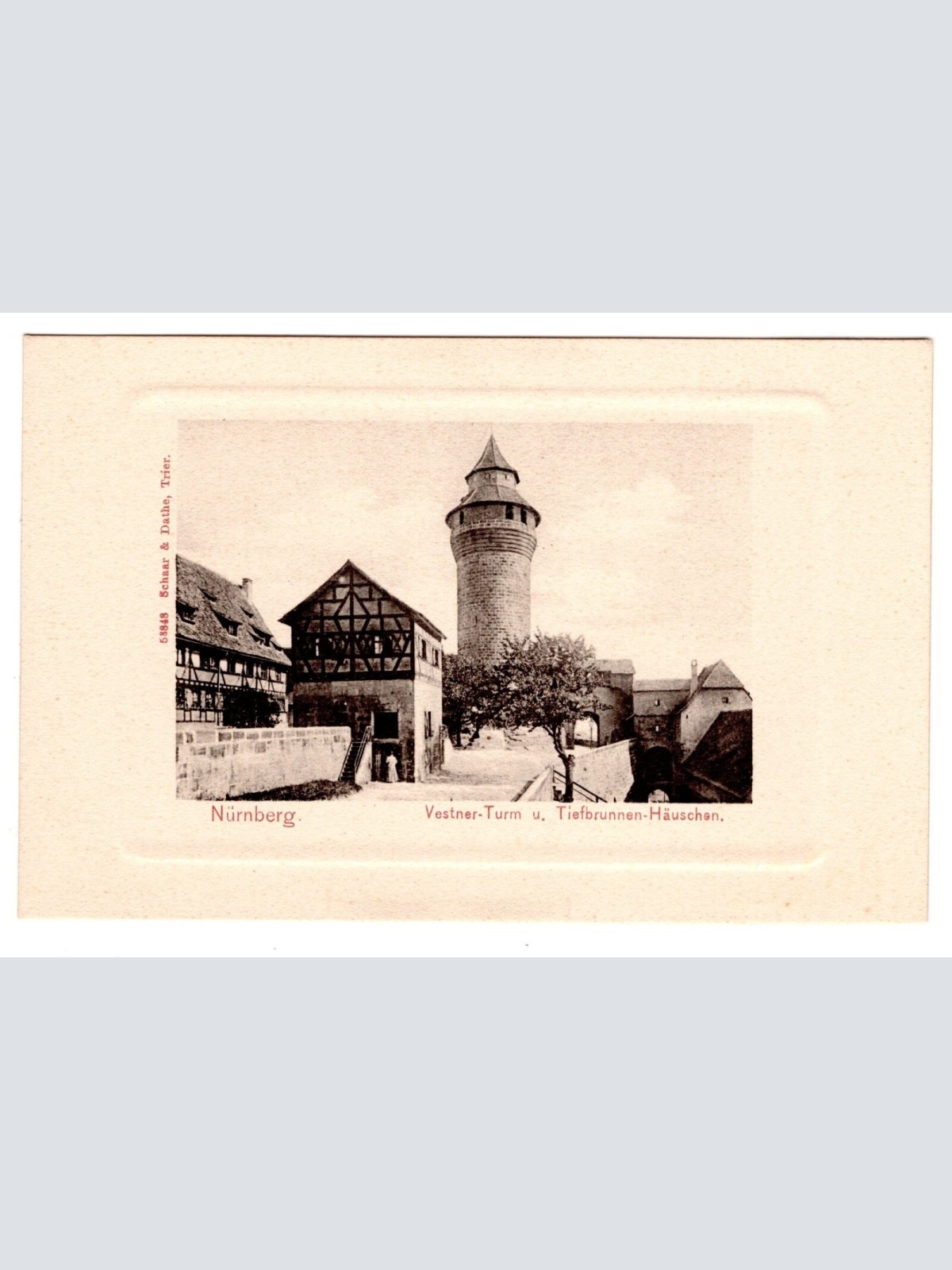 AK, Nürnberg, Vestner-Turm, Bayern, Ansichtskarte (S6864)