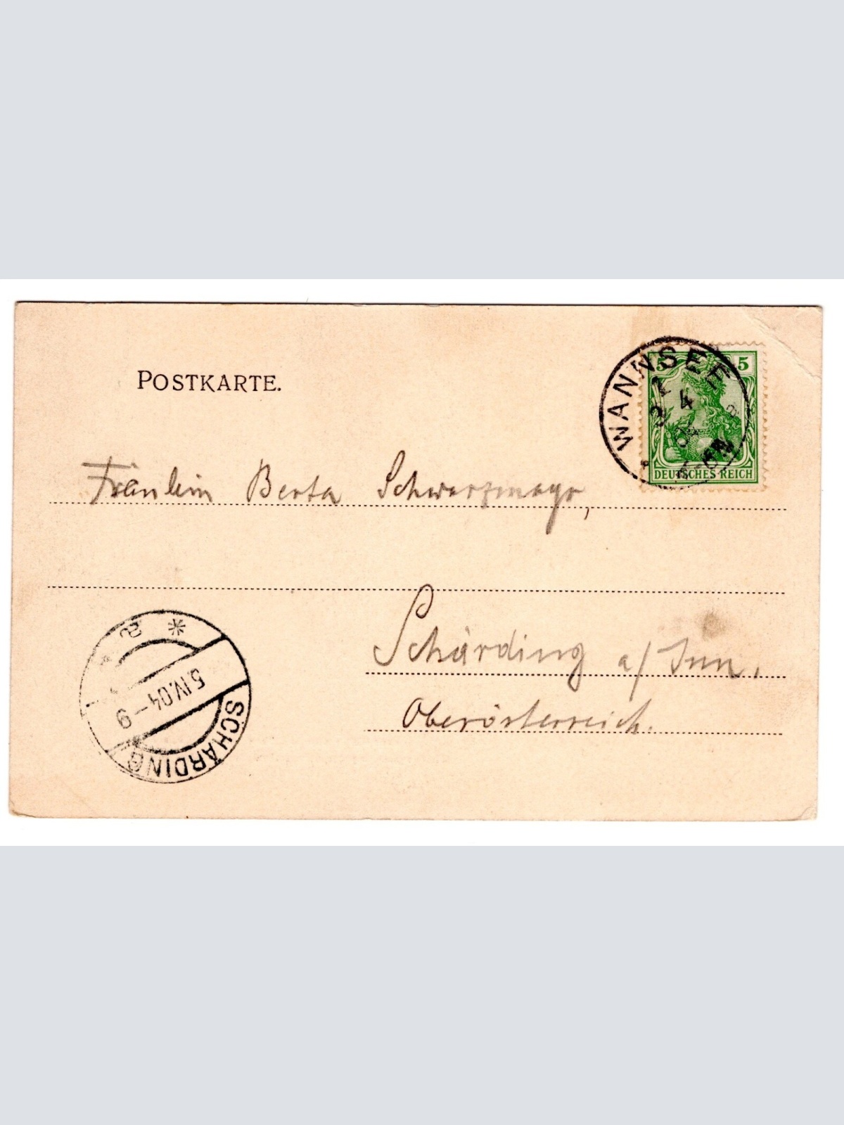 AK, Wannsee, Berlin, Ruhestätte, Ansichtskarte (S6879)