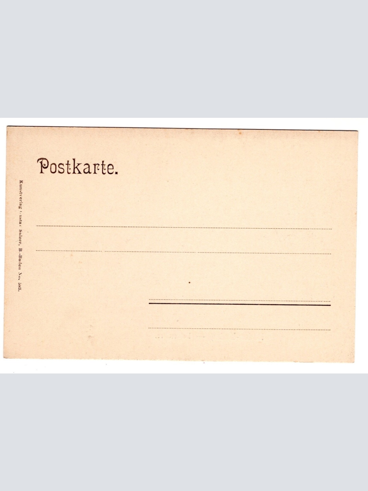 AK, Baden-Baden, Kaiserallee, Baden-Württemberg, Ansichtskarte (S6890)