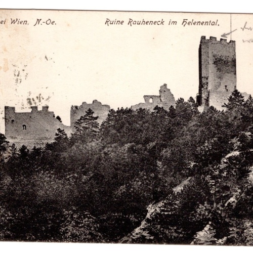 AK, Baden bei Wien, Ruine Rauheneck, Niederösterreich, Ansichtskarte (S6910)