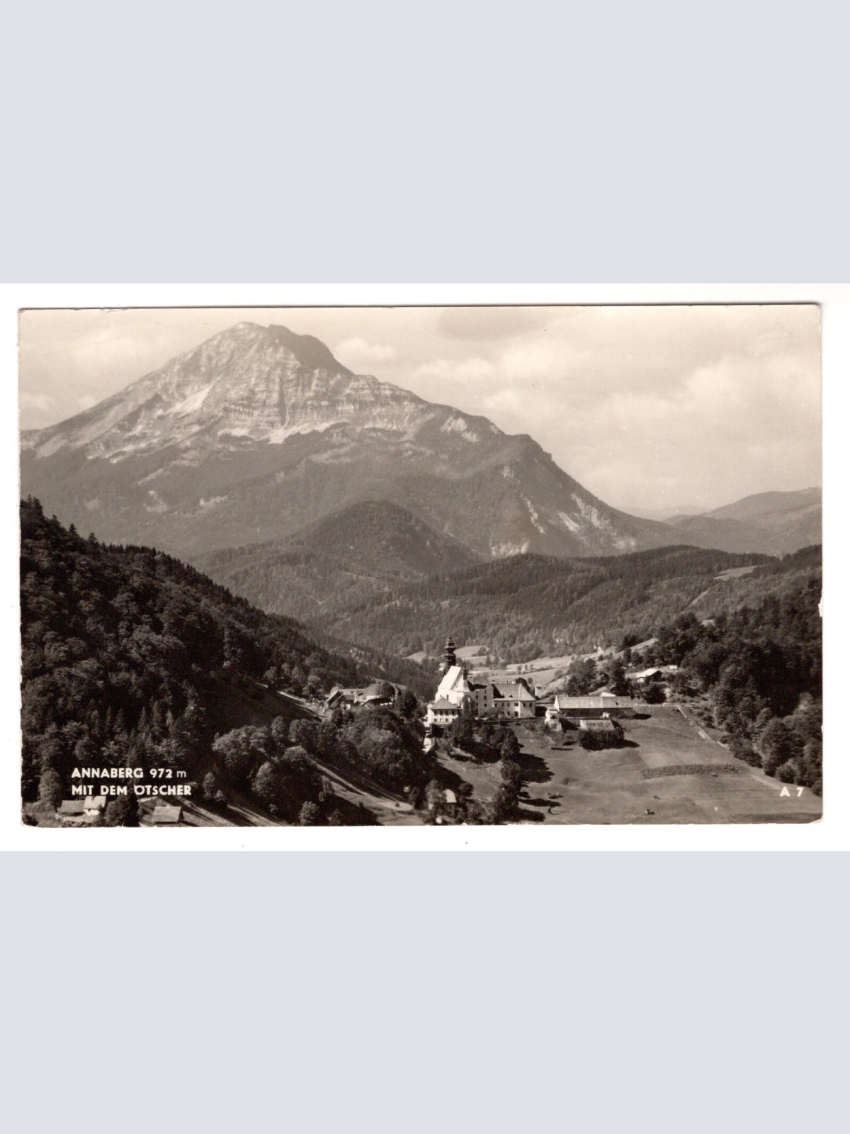 AK, Annaberg mit dem Ötscher, Niederösterreich, Ansichtskarte (S6911)