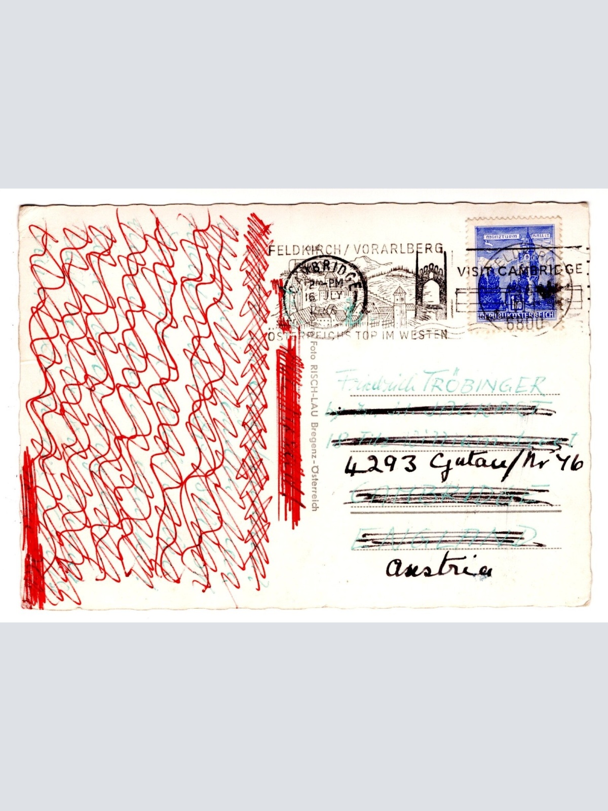 AK, Feldkirch, Vorarlberg, Ansichtskarte (S6926)