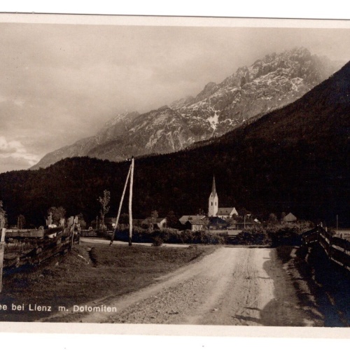 AK, Tristachersee bei Lienz m. Dolomiten, Tirol, Ansichtskarte (S6938)