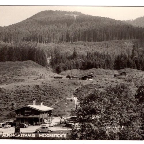 AK, Alpengasthaus Moderstock, Tirol, Ansichtskarte (S6941)