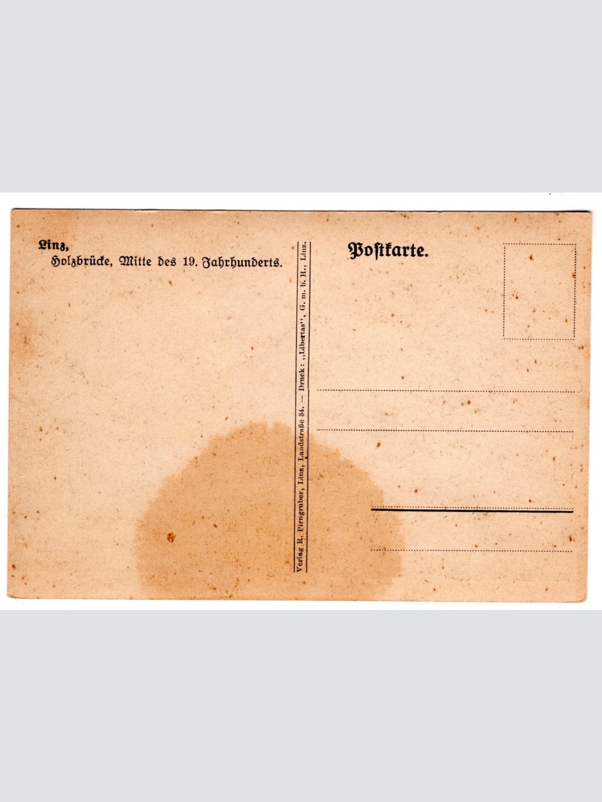 AK, Holzbrücke, Linz, Oberösterreich, Ansichtskarte (S6958)