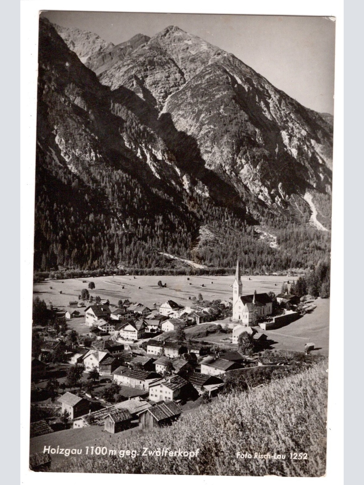 AK, Holzgau geg. Zwölferkopf, Tirol, Ansichtskarte (S6959)