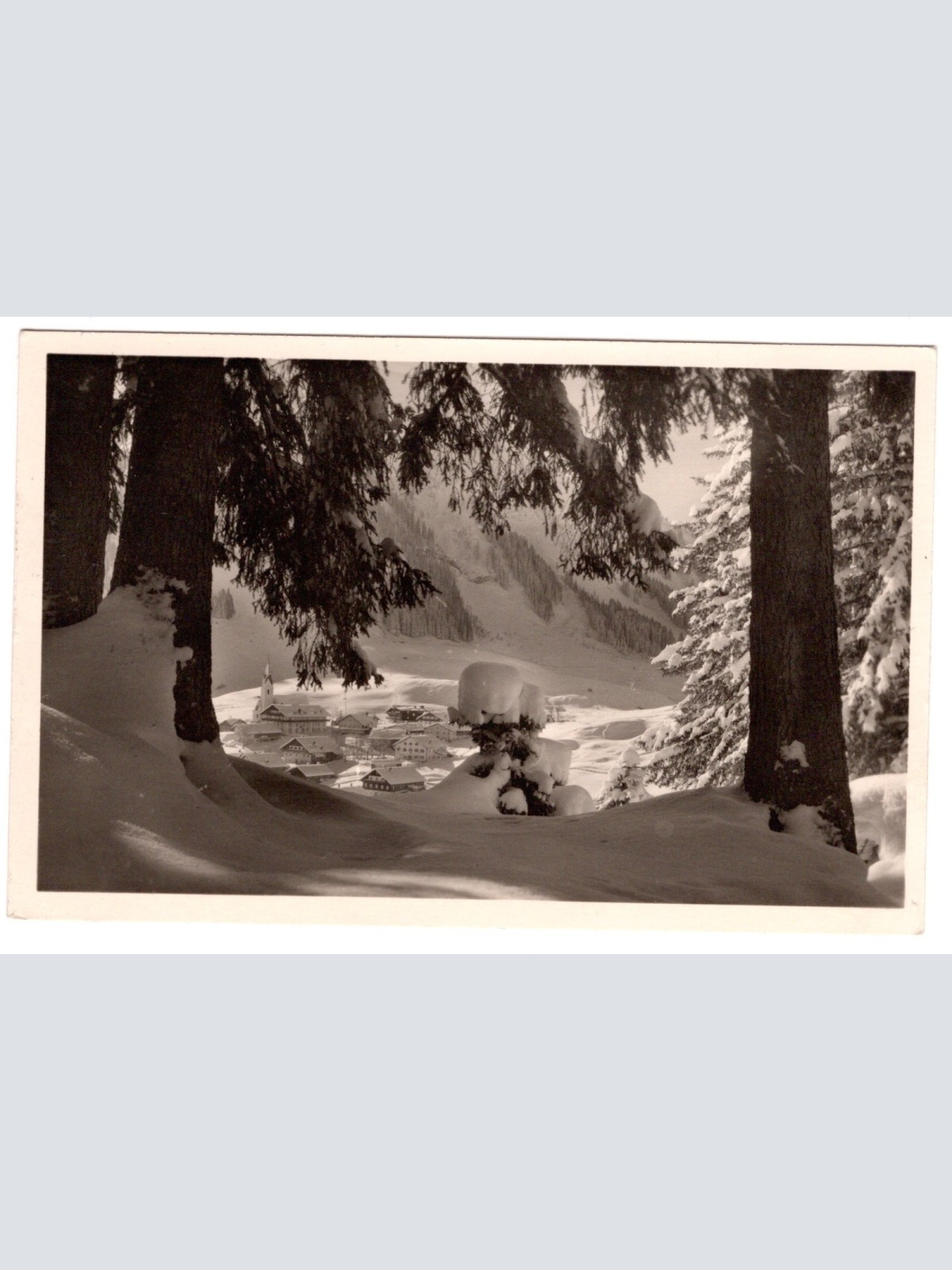 AK, Berwang in Tirol Blick vom Egghof, Ansichtskarte (S6962)