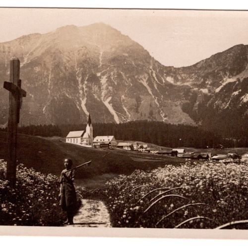 AK, Berwang in Tirol, gegen Thaneller, Ansichtskarte (S6967)