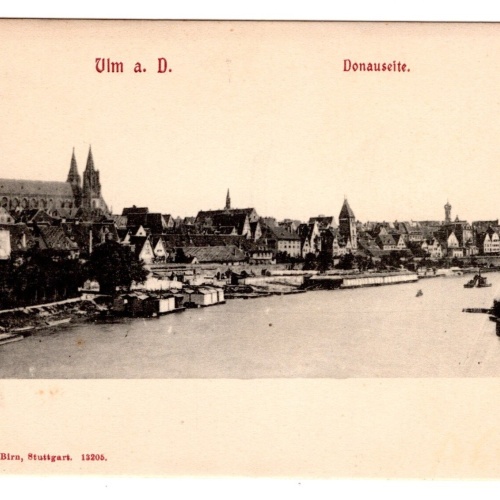 AK, Ulm an der Donau, Baden-Württemberg, Ansichtskarte (S6973)