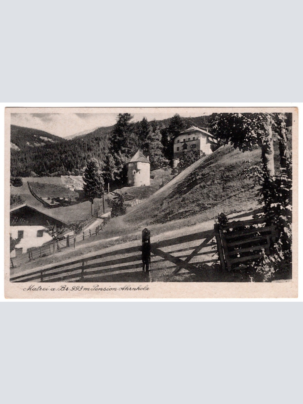 AK, Matrei am Brenner, Pension Ahrnholz, Tirol, Ansichtskarte (S6981)
