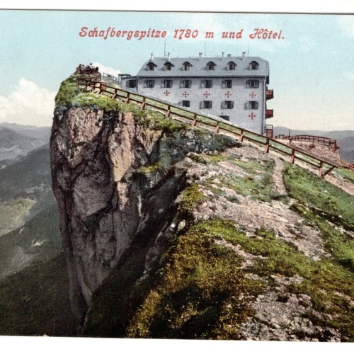 AK, Schafbergspitze und Hotel, Oberösterreich, Ansichtskarte (S6994)