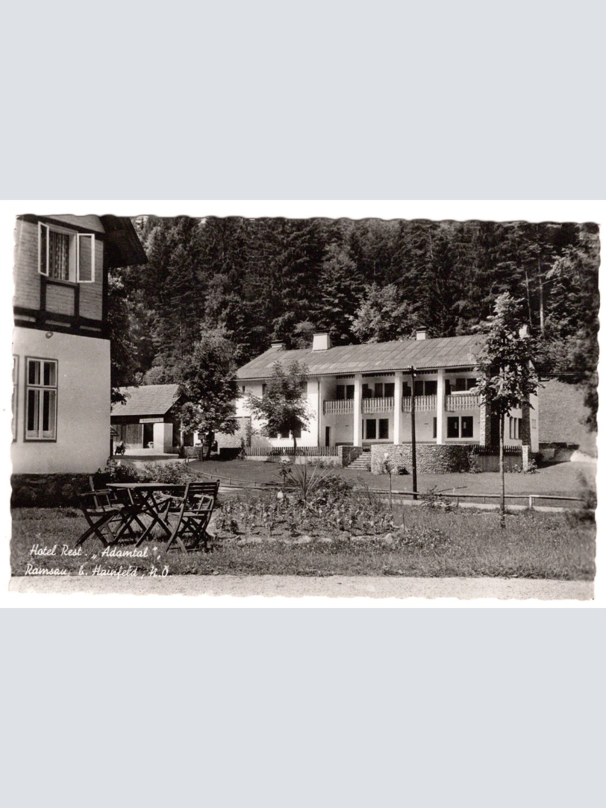 AK, Hotel Adamtal, Ramsau bei Hainfeld, Niederösterreich, Ansichtskarte (S7000)