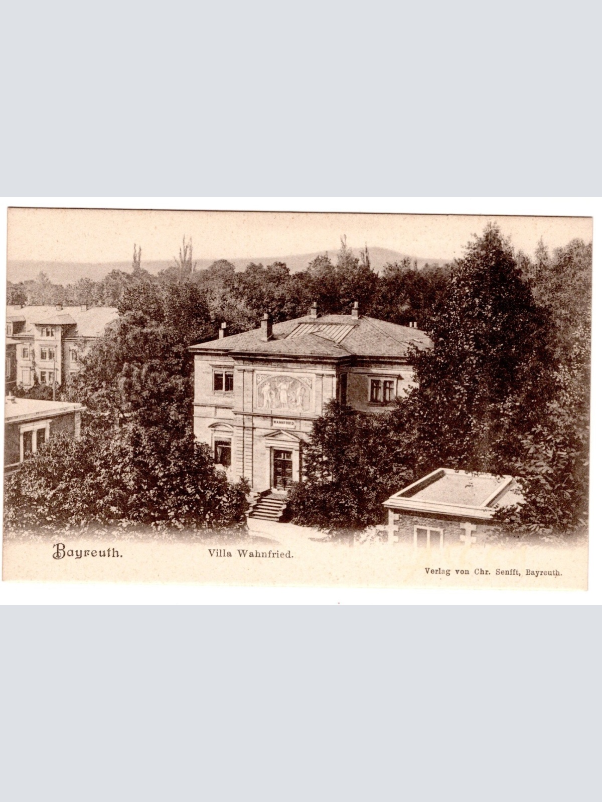AK, Bayreuth, Villa Wahnfried, Bayern, Ansichtskarte (S7008)