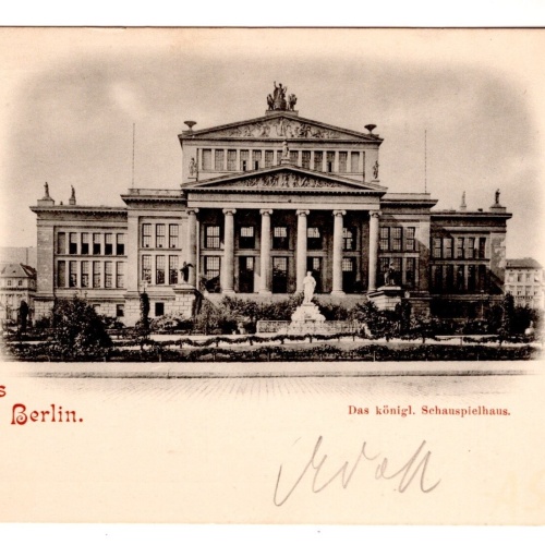 AK, Gruß aus Berlin, Königl. Schauspielhaus, Ansichtskarte (S7018)