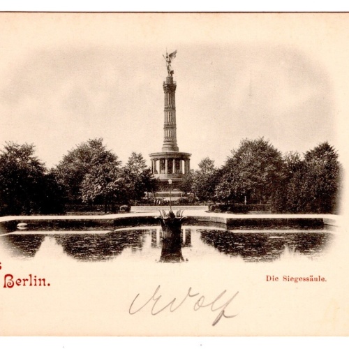 AK, Gruß aus Berlin, Die Siegessäule, Ansichtskarte (S7020)