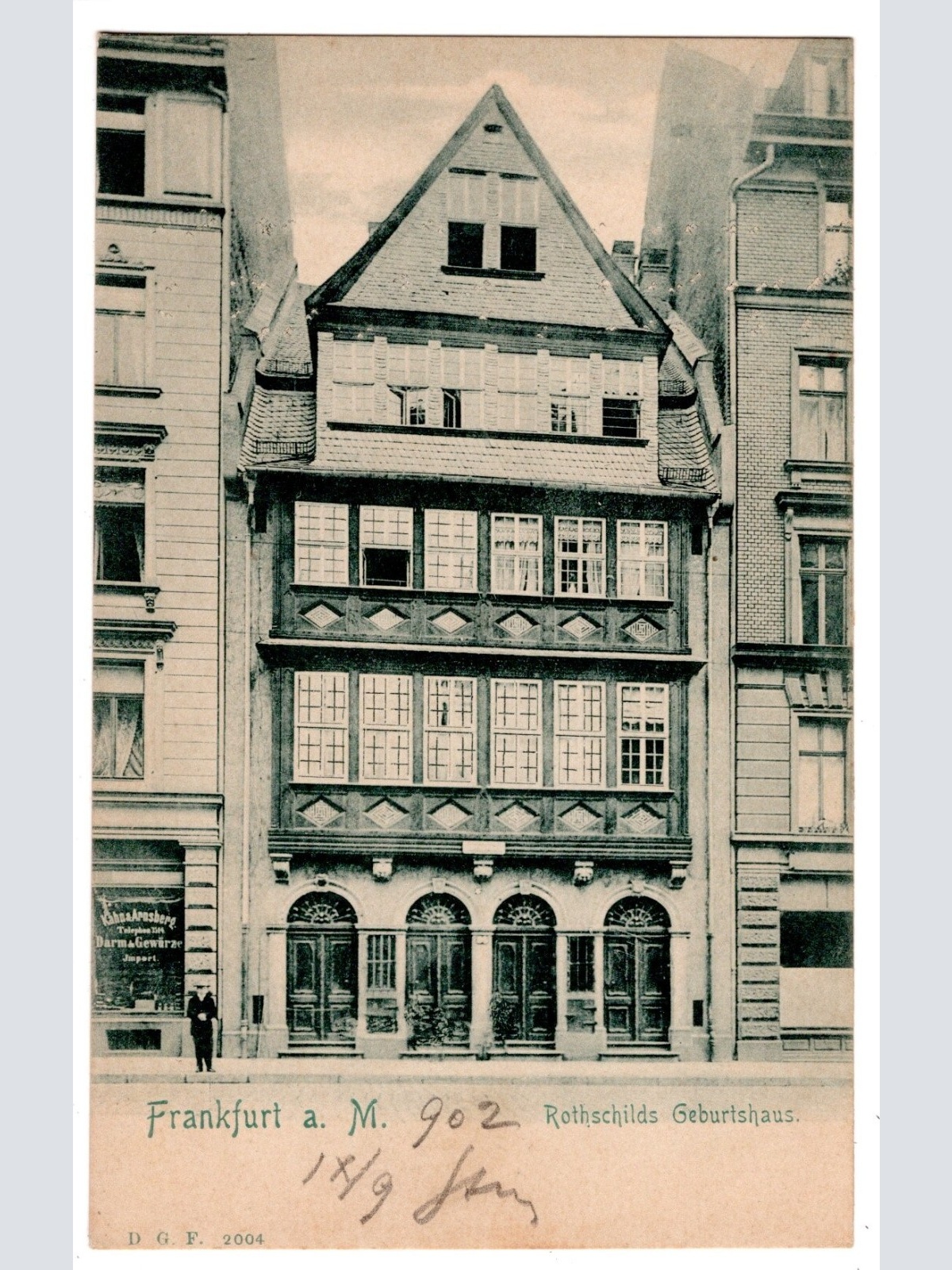 AK, Frankfurt am Main, Rothschilds Geburtshaus, Hessen, Ansichtskarte (S7021)