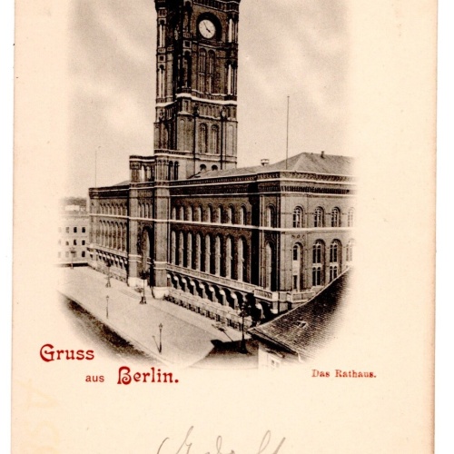 AK, Gruß aus Berlin, das Rathaus, Ansichtskarte (S7042)