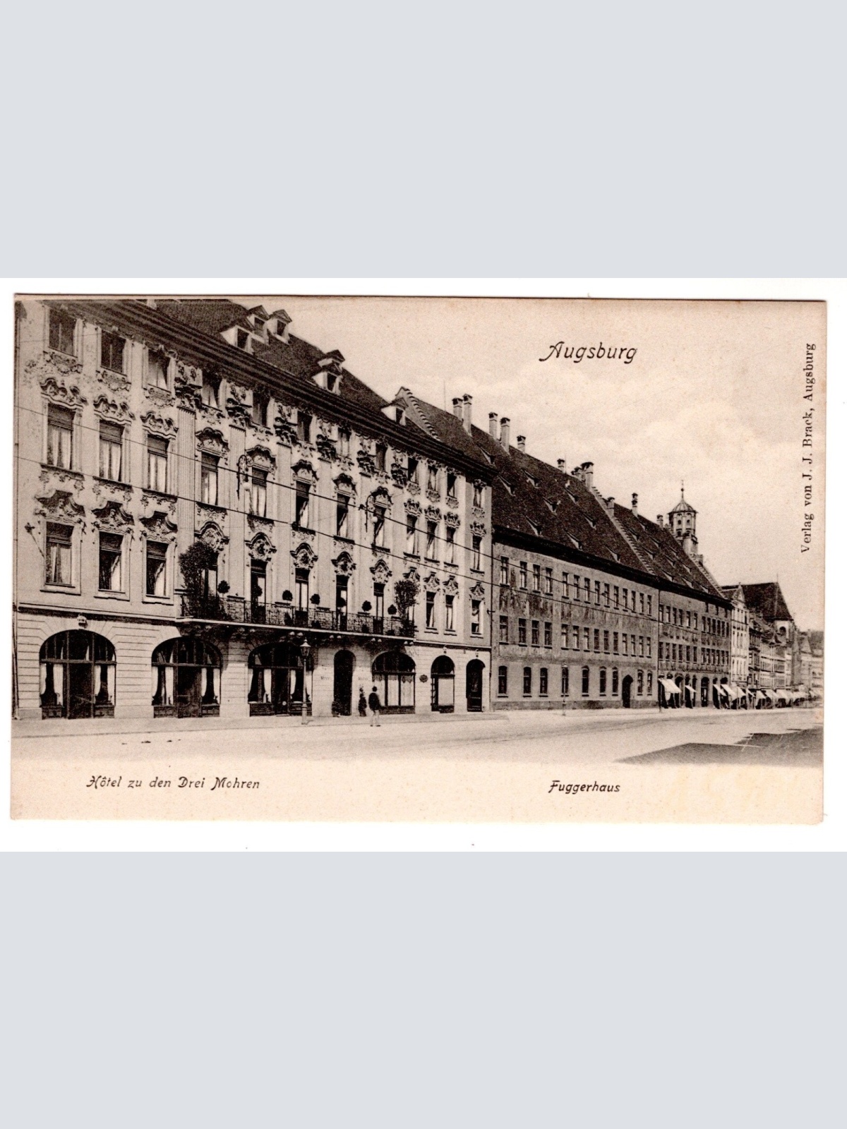 AK, Augsburg, Fuggerhaus, Bayern, Ansichtskarte (S7048)