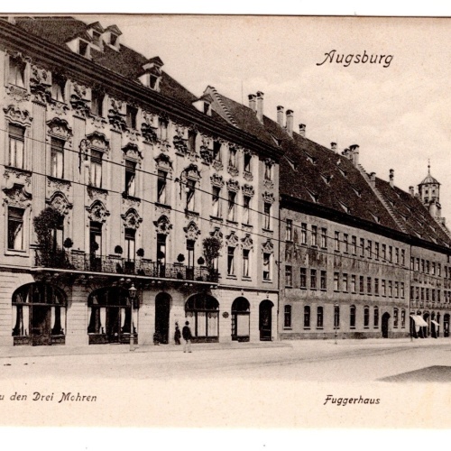 AK, Augsburg, Fuggerhaus, Bayern, Ansichtskarte (S7048)