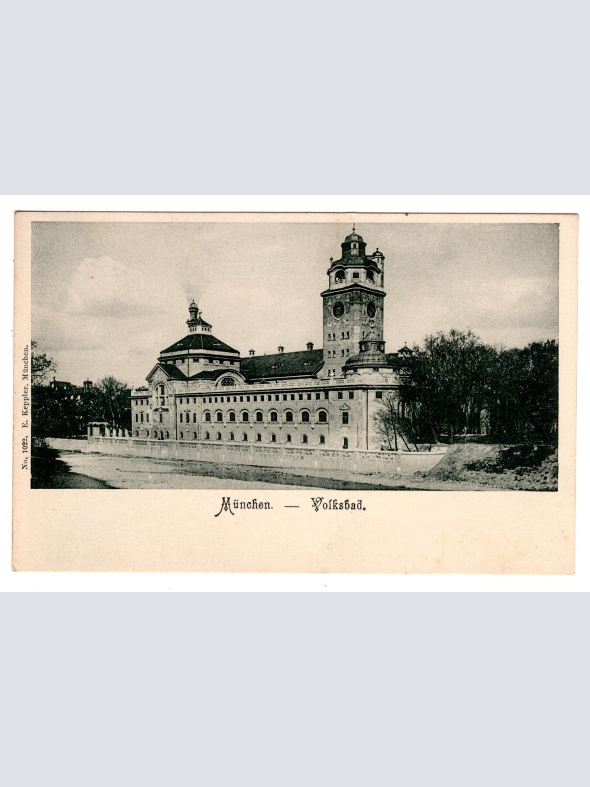 AK, München - Volksbad, Bayern, Ansichtskarte (S7067)