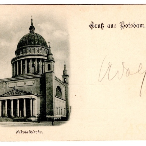 AK, Gruß aus Potsdam, Nikolaikirche, Brandenburg, Ansichtskarte (S7075)