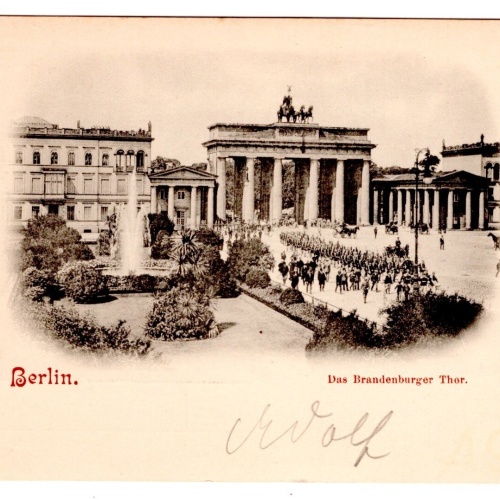 AK, Gruß aus Berlin, Das Brandenburger Thor, Ansichtskarte (S7080)