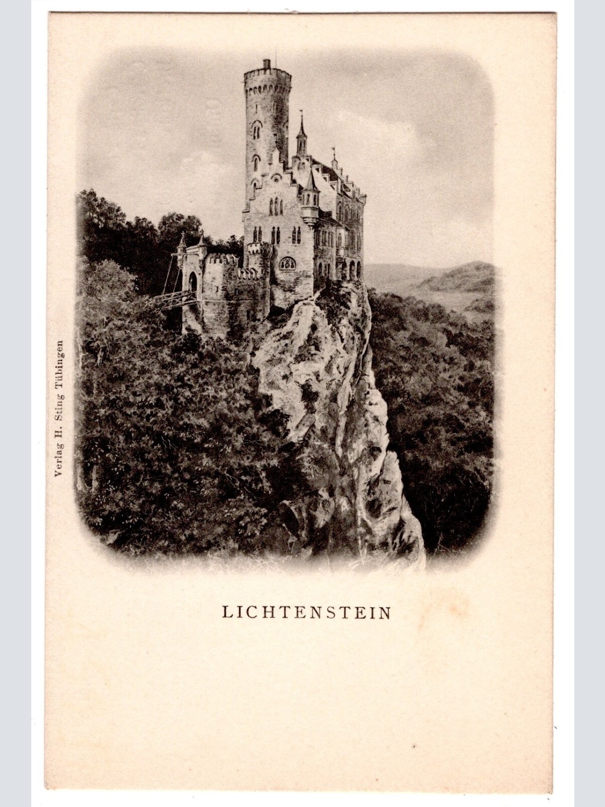 AK, Lichtenstein, Baden-Württemberg, Ansichtskarte (S7086)