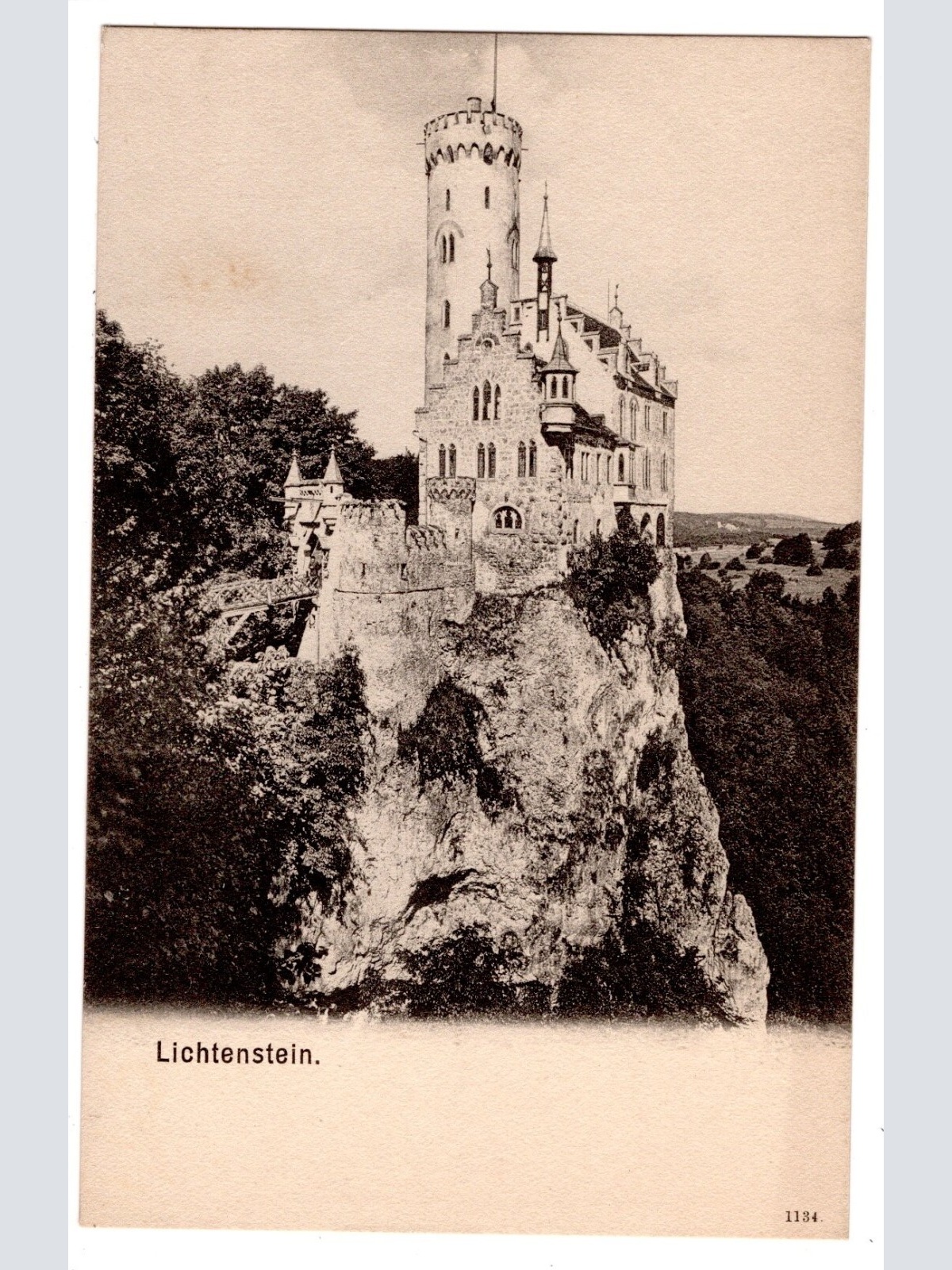 AK, Lichtenstein, Baden-Württemberg, Ansichtskarte (S7087)