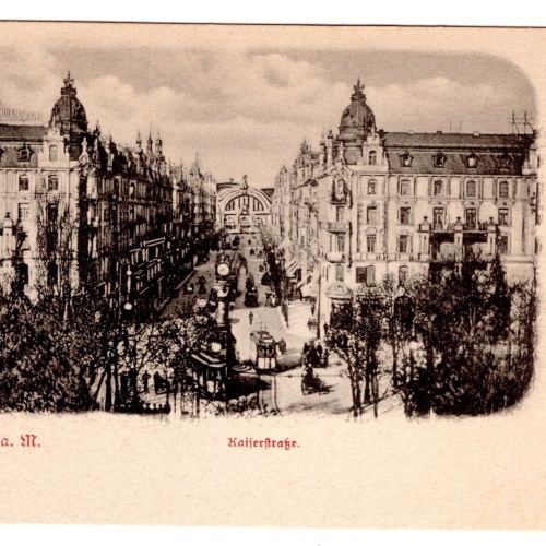 AK, Frankfurt am Main, Kaiserstraße, Hessen, Ansichtskarte (S7096)