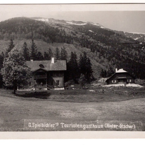 AK, G. Spielbichlers Touristengasthaus, Hinter-Ötscher, Ansichtskarte (S7116)
