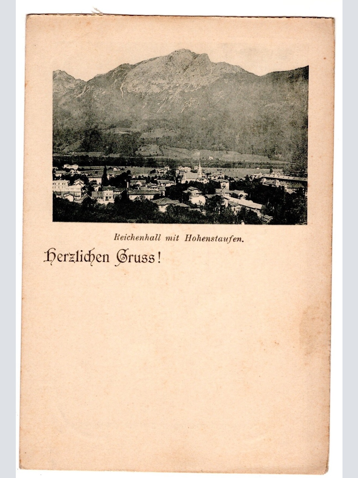 AK, Herzlichen Gruß, Reichenhall, Bayern, Ansichtskarte (S7124)