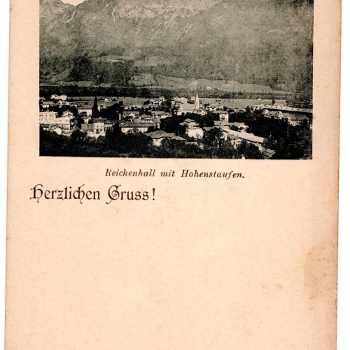 AK, Herzlichen Gruß, Reichenhall, Bayern, Ansichtskarte (S7124)