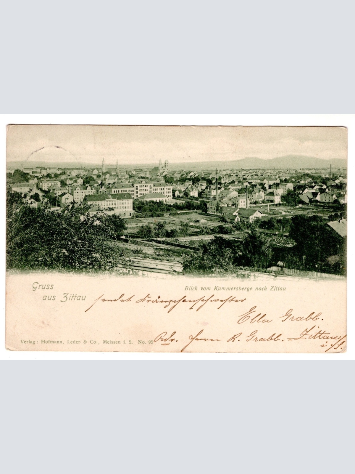 AK, Gruß aus Zittau, Sachsen, Ansichtskarte (S7127)