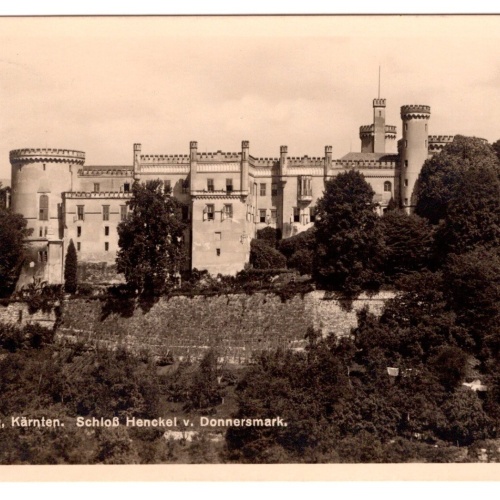 AK, Wolfsberg, Kärnten, Schloss Henckel v. Donnersmark, Ansichtskarte (S7146)